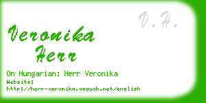 veronika herr business card